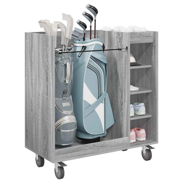 Golf Schrank Mit Rad Uni Graues Sonoma 65 x 45 x 98 cm
