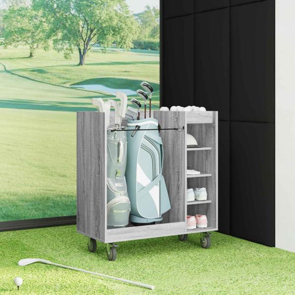 Golf Schrank Mit Rad Uni Graues Sonoma 65 x 45 x 98 cm