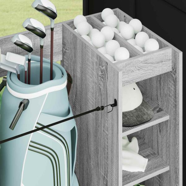 Golf Schrank Mit Rad Uni Graues Sonoma 65 x 45 x 98 cm
