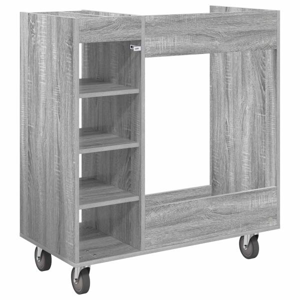 Golf Schrank Mit Rad Uni Graues Sonoma 65 x 45 x 98 cm