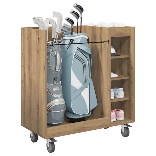 Golf Schrank Mit Rad Uni Artisan-Eiche 65 x 45 x 98 cm