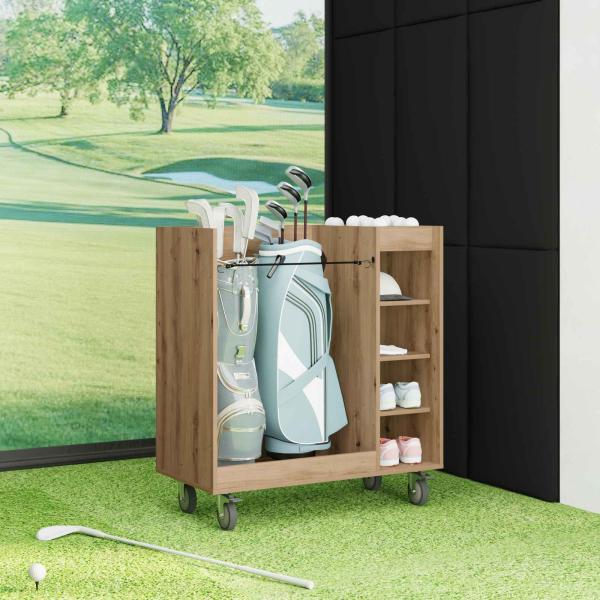 Golf Schrank Mit Rad Uni Artisan-Eiche 65 x 45 x 98 cm