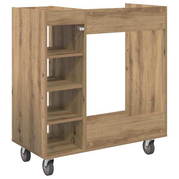 Golf Schrank Mit Rad Uni Artisan-Eiche 65 x 45 x 98 cm