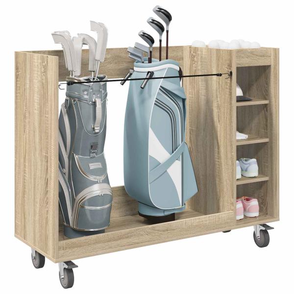 Golf Schrank Mit Rad Uni Sonoma-Eiche 65 x 45 x 98 cm