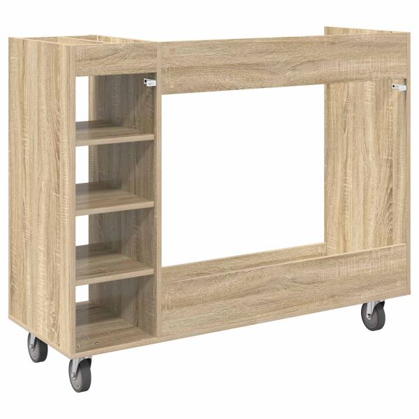 Golf Schrank Mit Rad Uni Sonoma-Eiche 65 x 45 x 98 cm