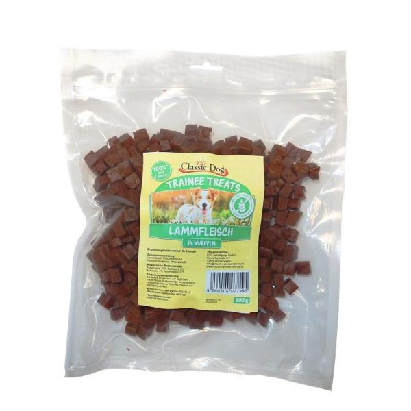 ARDEBO.de Classic Dog Trainee Treats Lammfleischwürfel 500g