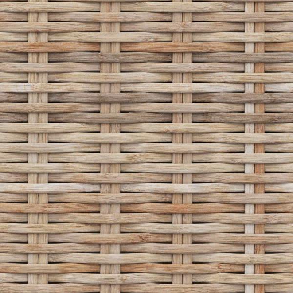 Sitzbank mit Stauraum mit Kissen Natur 110 x 40 x 50 cm Rattan