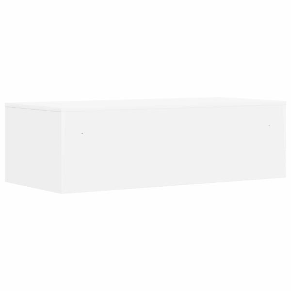 Wandtisch Wandmontiert Weiß 100 x 45 x 30 cm Holzwerkstoff