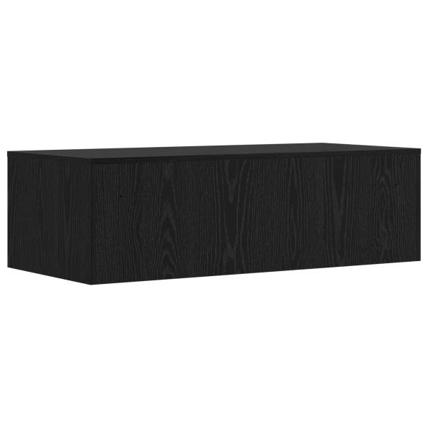 Wandtisch Schwarz Eichen-Optik 100 x 45 x 30 cm Holzwerkstoff