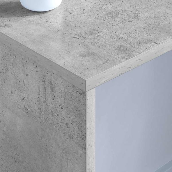Wandtisch Beton Grau 100 x 45 x 30 cm Holzwerkstoff