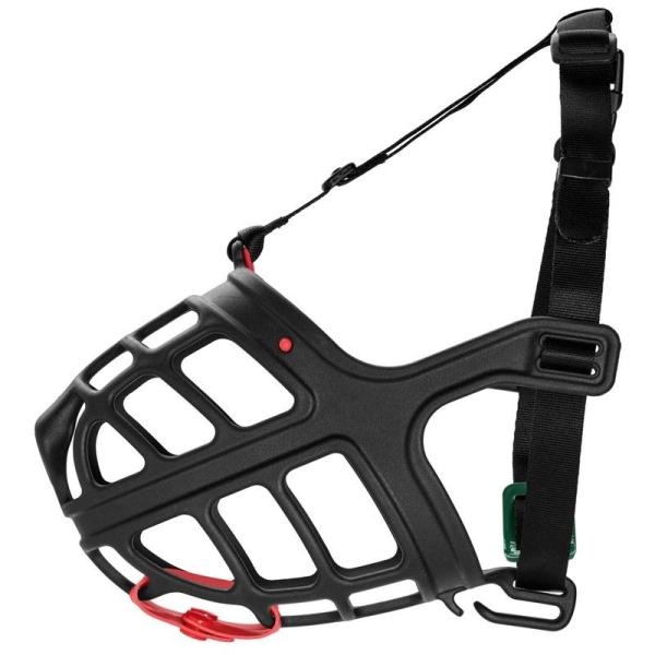 ARDEBO.de Hunter Maulkorb Albury Größe 5 schwarz 