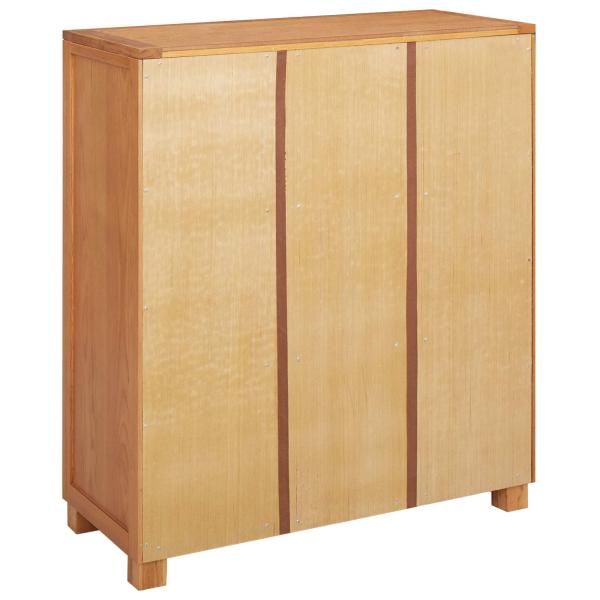 Schrank mit Regal mit Tür Braun 80 x 35 x 95 cm Holzwerkstoff