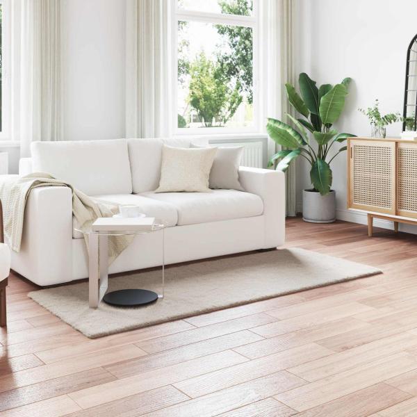 ARDEBO.de - Kunstfell Hasen Teppich Olite Beige 100 x 200 cm Polyester