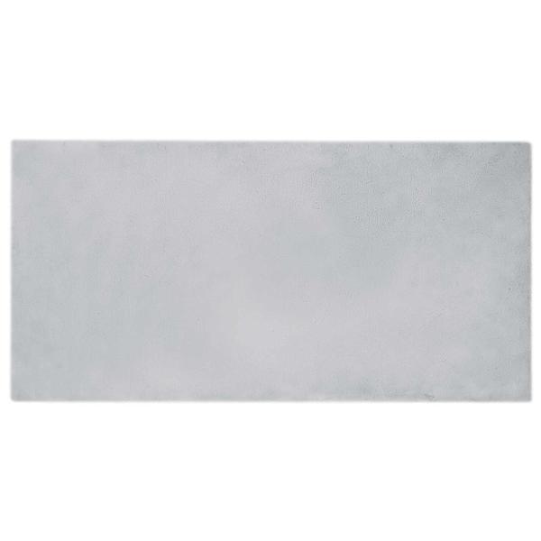 Kunstfell Hasen Teppich Olite Grau 100 x 200 cm Polyester