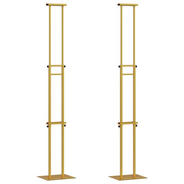 Messestände 2 pcs Gold 30 x 24 x 208 cm Eisen