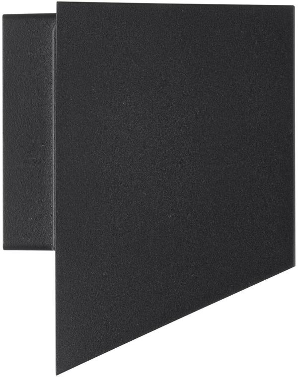 Nordlux Nico Square Wandleuchte, Downlight, GU10, IP54, dimmbar, schwarz (2518451003)