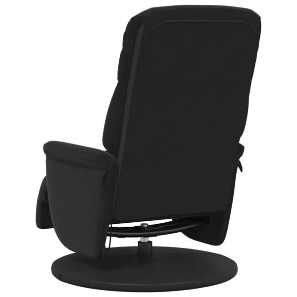 Massage Relaxsessel Schwarz 91 x 71 x 105.5 cm Samt