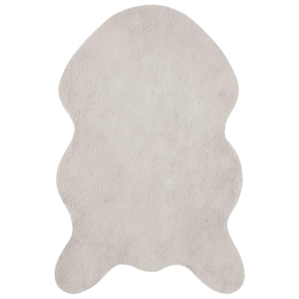 Kunstfell Hasen Teppich Olite Beige 50 x 80 cm Polyester