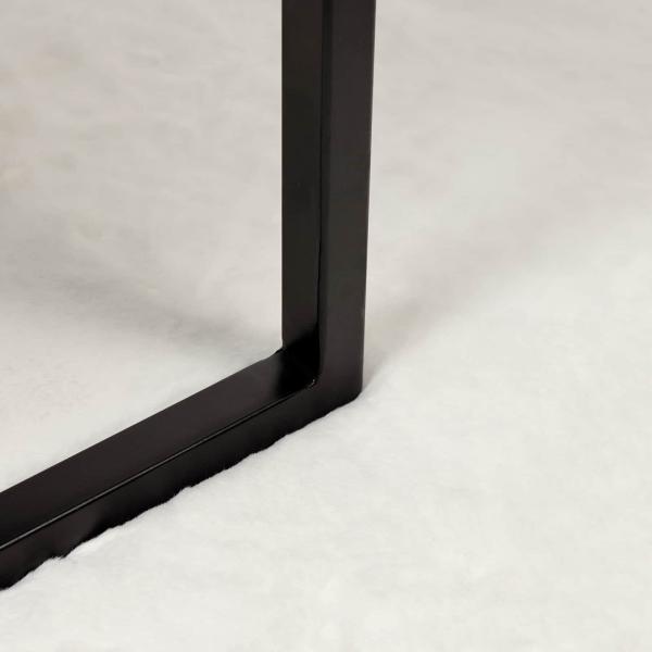 Kunstfell Hasen Teppich Olite Creme Ø 80 cm Polyester