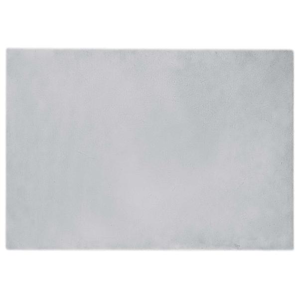 Kunstfell Hasen Teppich Olite Grau 160 x 230 cm Polyester