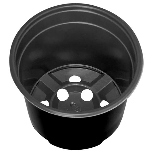 Blumentopf 50 pcs Schwarz Ø 15 x 12,5 cm Kunststoff