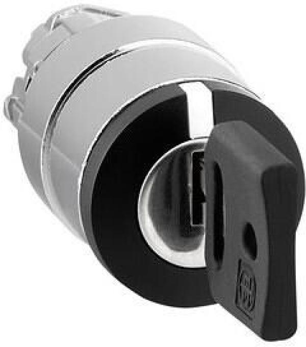 ARDEBO.de Schneider Electric ZB4BG3 Harmony XB4, Schlüsselschalter, Frontelement, Metall, 22mm, 3 Stellungen, rastend, schwarz