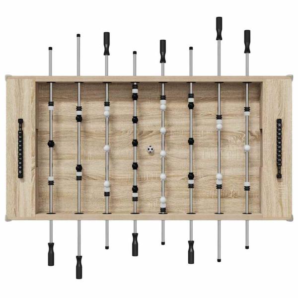 Fußballtisch 2 pcs Sonoma-Eiche 146,5 x 74 x 85 cm