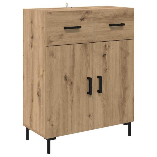 Highboard 2 pcs Artisan-Eiche 69,5 x 34 x 180 cm Holzwerkstoff