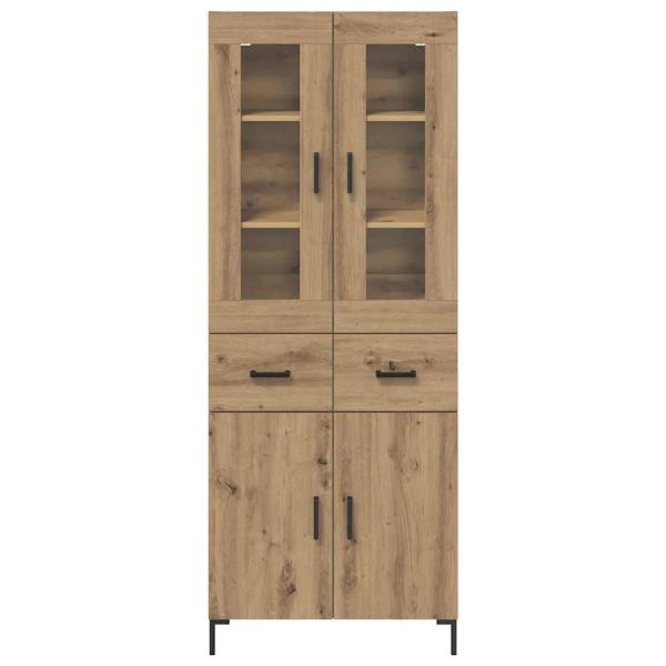 Highboard 2 pcs Artisan-Eiche 69,5 x 34 x 180 cm Holzwerkstoff