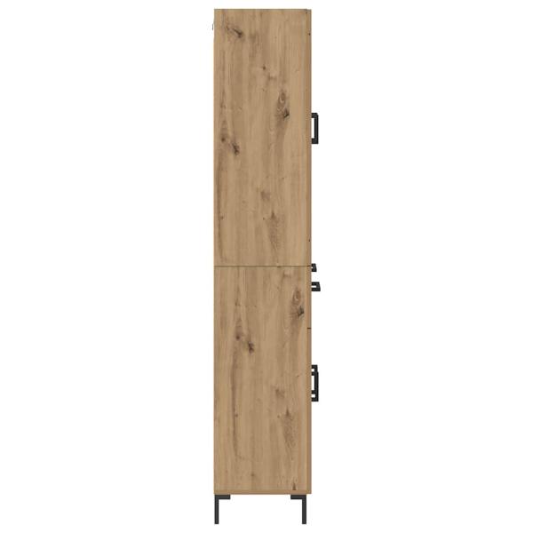 Highboard 2 pcs Artisan-Eiche 69,5 x 34 x 180 cm Holzwerkstoff