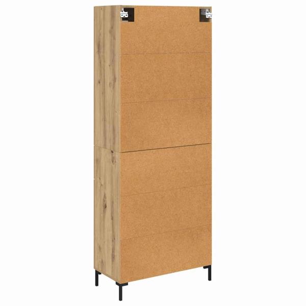 Highboard 2 pcs Artisan-Eiche 69,5 x 34 x 180 cm Holzwerkstoff