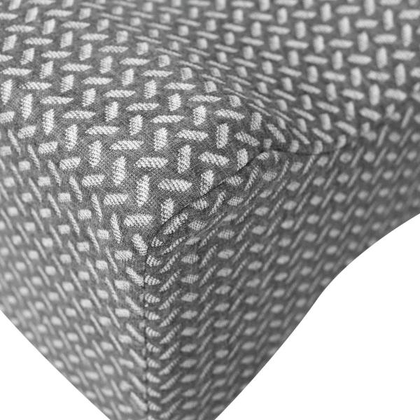 Kopfkissen mit Kissen Grau 26 x 21 x 15 cm Polyester