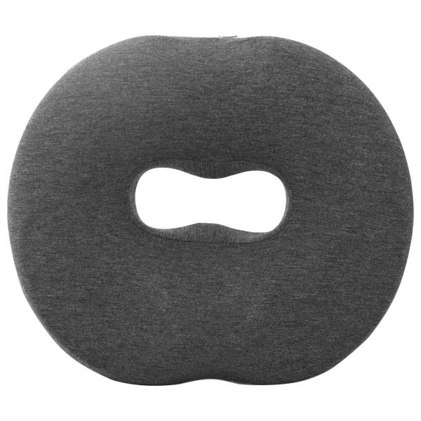 Kopfkissen mit Kissen Dunkelgrau 42 x 37 x 8 cm Baumwolle