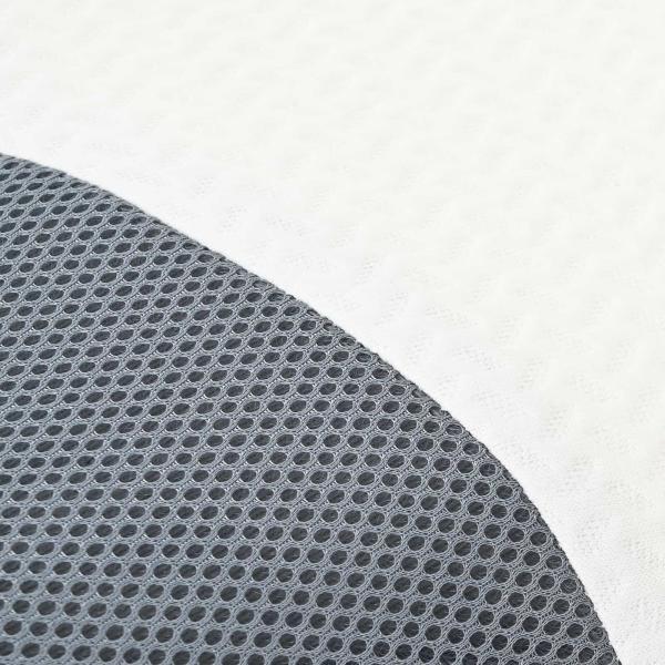 Kopfkissen mit Kissen Weiß 59 x 38 x 14 cm Polyester