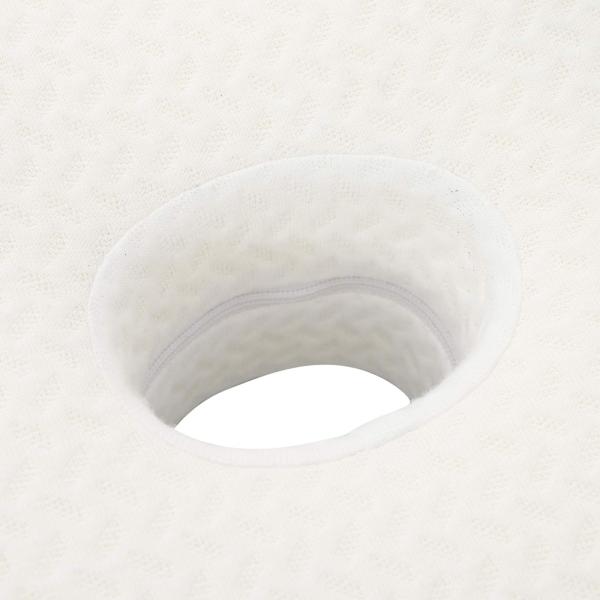 Kopfkissen mit Kissen Weiß 60 x 37 x 13 cm Polyester