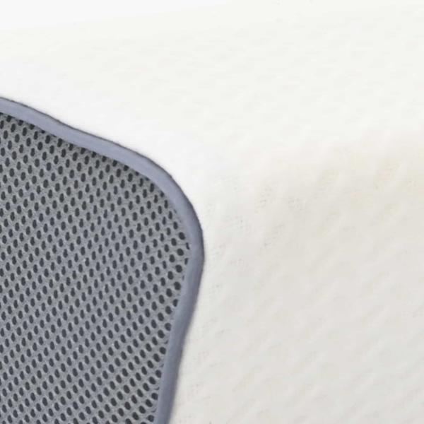 Kopfkissen mit Kissen Weiß 60 x 34 x 11 cm Polyester