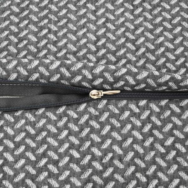 Kopfkissen mit Kissen Grau 60 x 34 x 11 cm Polyester