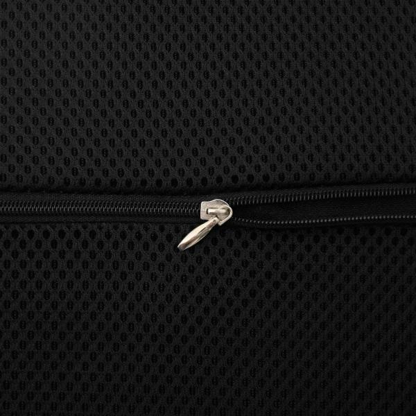 Kopfkissen mit Kissen Schwarz 34 x 31,5 x 12 cm Netzgewebe