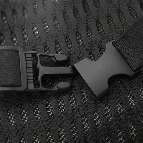 Kopfkissen mit Kissen Schwarz 31 x 23 x 14 cm 4D Mesh