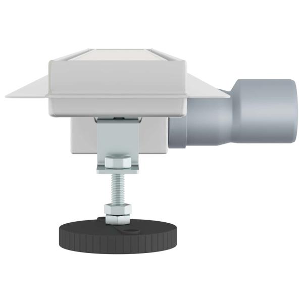 Duschabfluss mit Glasabdeckung Silber 70 cm Edelstahl 304