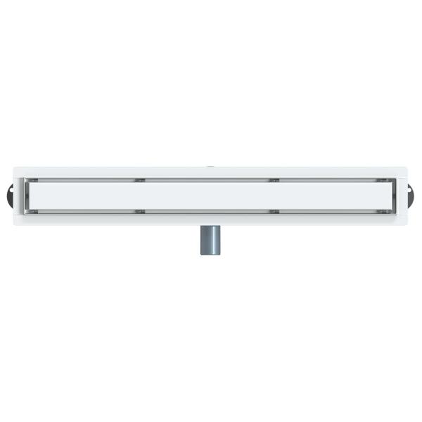Duschablauf 2-in-1 mit 360° Siphon Silber 70 cm Edelstahl 304