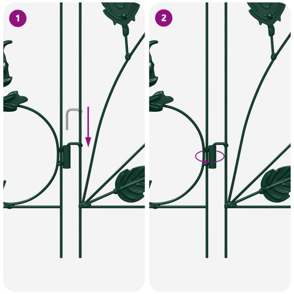 Gartenzaun Spalier Grün