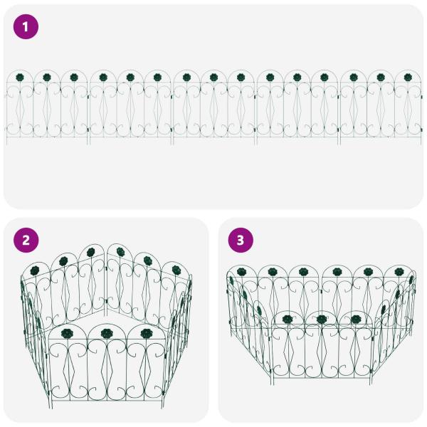 Gartenzaun Spalier Grün