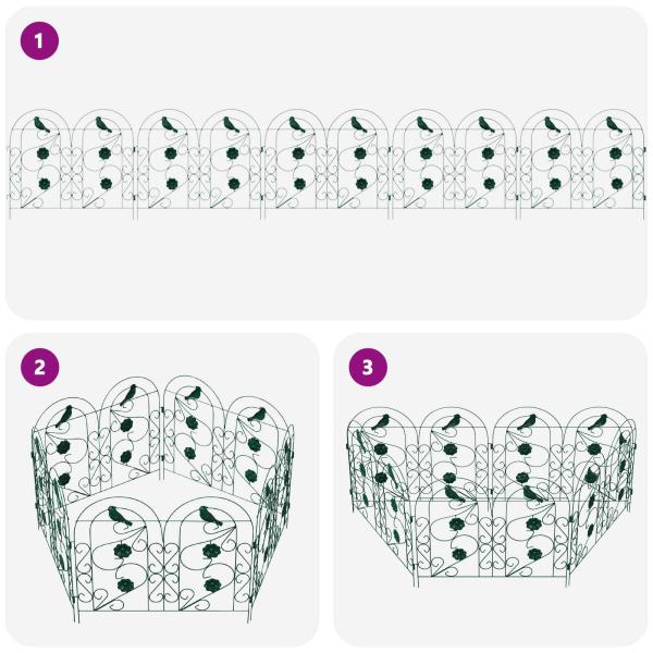 Gartenzaun Spalier Grün