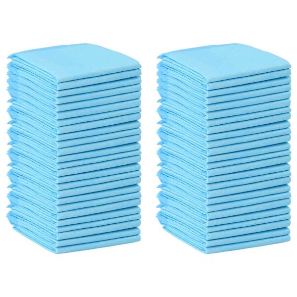 Haustier Training Pad 50 pcs Blau und Weiß 60 x 45 cm