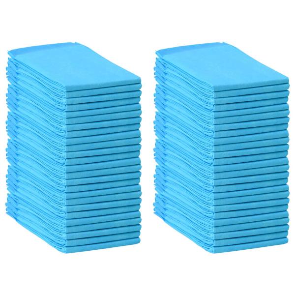 Haustier Training Pad 50 pcs Blau und Weiß 90 x 60 cm