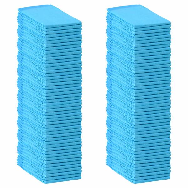 Haustier Training Pad 100 pcs Blau und Weiß 120 x 80 cm