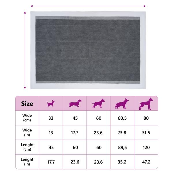 Haustier Training Pad Uni 50 pcs 60 x 60 cm