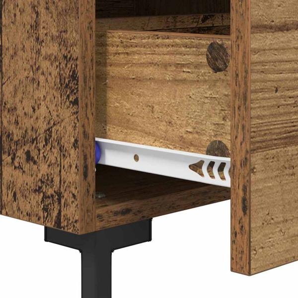 Nachttisch Altholz 40 x 35 x 47,5 cm Holzwerkstoff