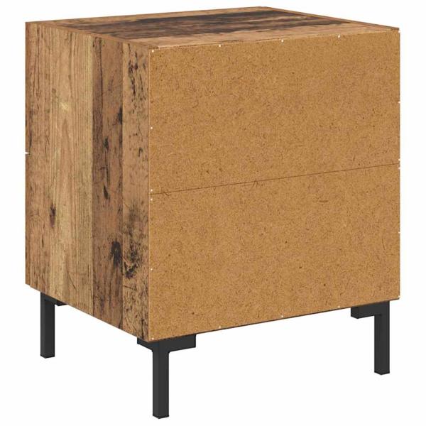 Nachttisch 2 pcs Altholz 40 x 35 x 47,5 cm Holzwerkstoff